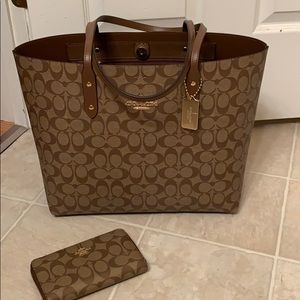 COACH tote and wallet, NEW WITH TAGS